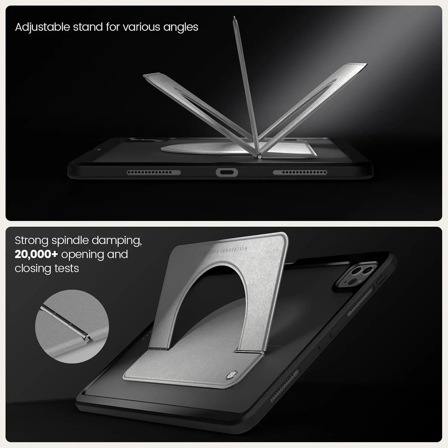 Nillkin Magnetic Tablet Stand Adjustable, Fit for iPad Pro 13/Pro 12.9/10th and Other Tablet e-Reader (Grey, for 11-13 inch Device)