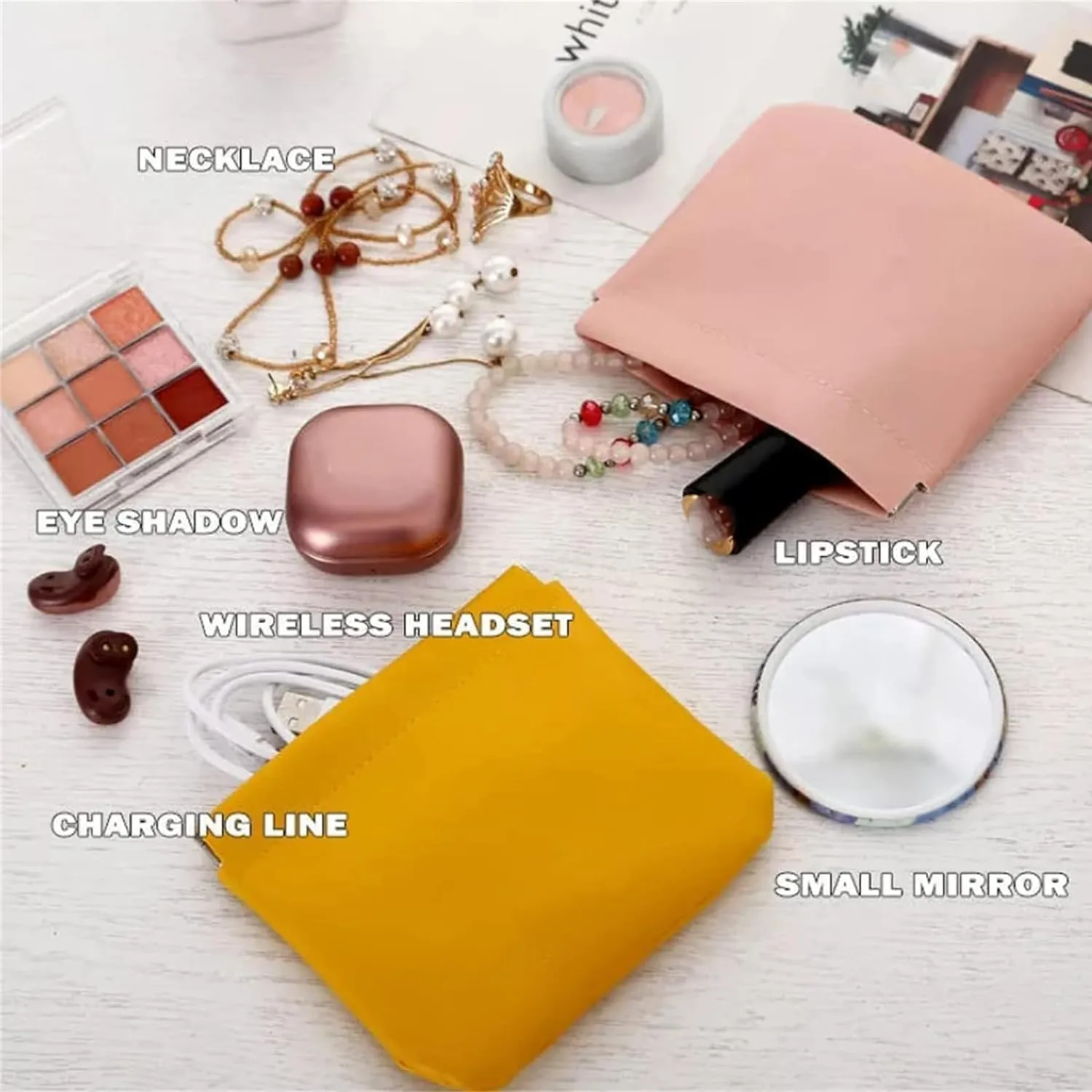 Onavee Purse Pouches,Pouchic Snap Closure Pouches,Onavee Pouchic Snap Closure Pouches for Glasses,Small Onavee Leather Purse Pouches (9PCS * Mixed)