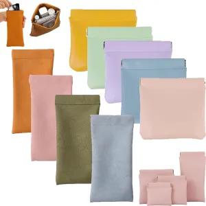 Onavee Purse Pouches,Pouchic Snap Closure Pouches,Onavee Pouchic Snap Closure Pouches for Glasses,Small Onavee Leather Purse Pouches (9PCS * Mixed)