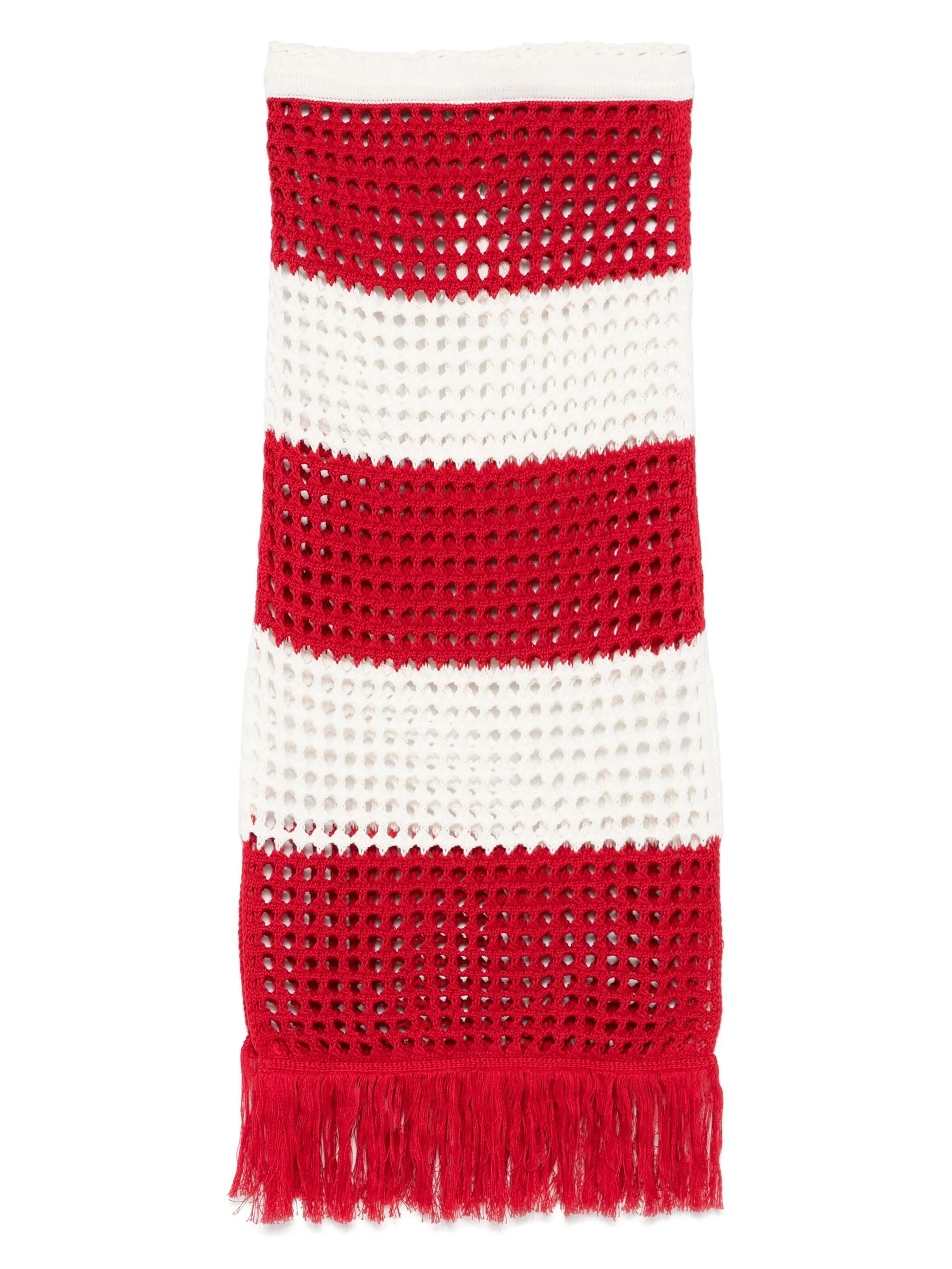Open-knit Maxi Skirt