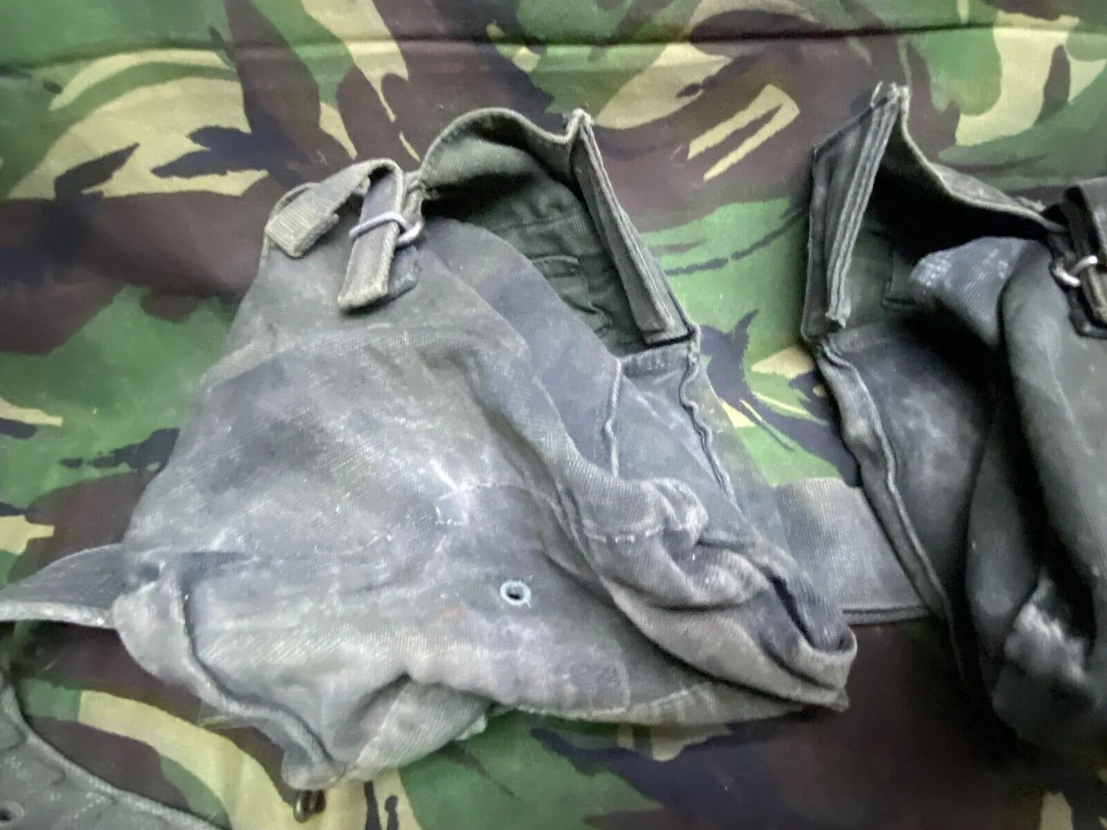 Original British Army 58 Pattern Pouches and Webbing Belt - Approx 36" Waist