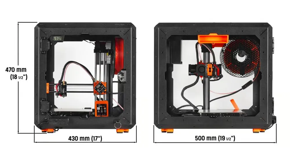 Original Prusa MINI Enclosure – Modular Box for The Prusa MINI , for Printing High-Temperature Materials, Upgradable with Advanced Air-Filtration, Fire Suppresion and LED Lights