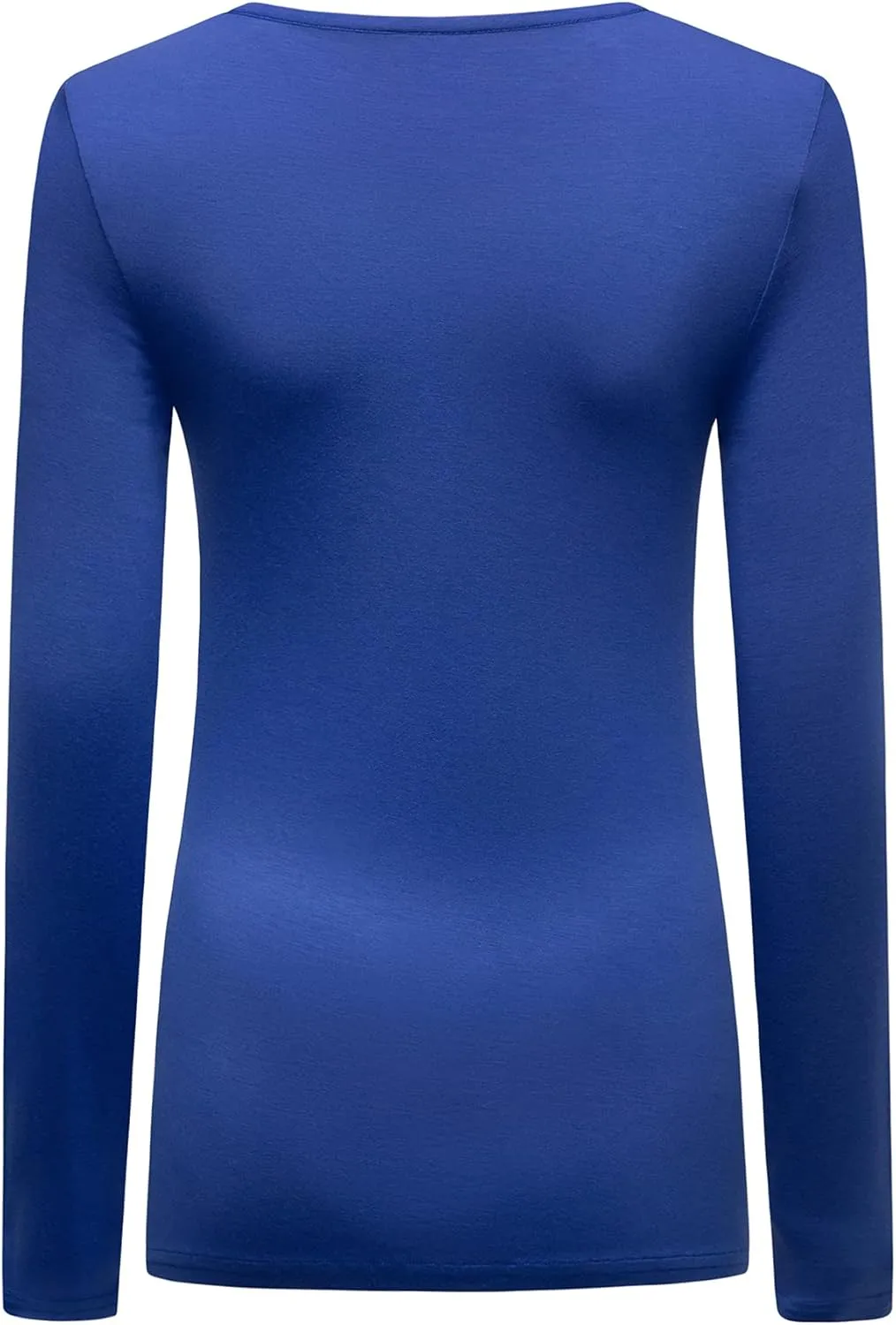 OThread & Co. Women's Long Sleeve T-Shirt Scoop Neck Basic Layer Stretchy Shirts