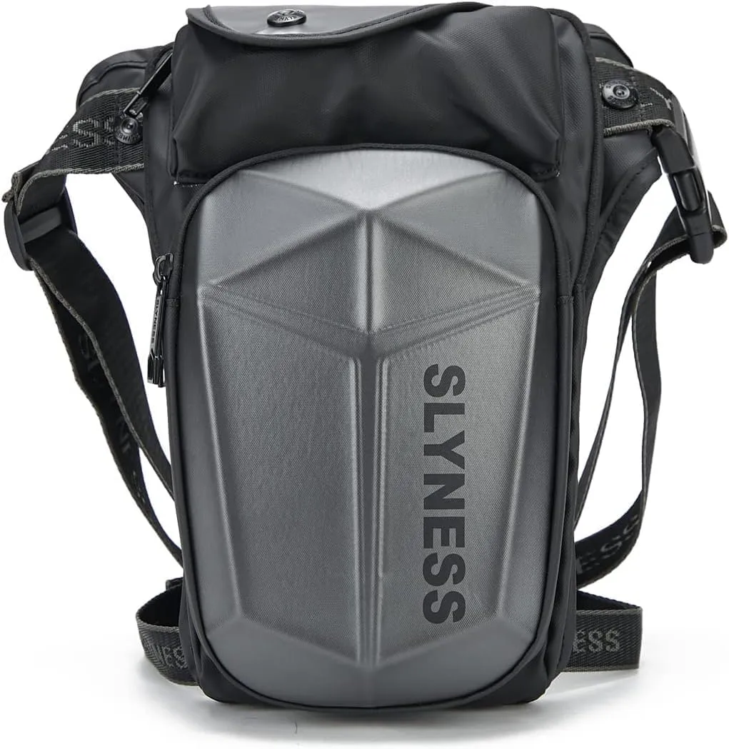 Outdoor Hard Shell Thigh Drop Leg Bag for Men Women Waist Fanny Pack Motorcycle Ride Waterproof Crossbody Shoulder Sling Bag