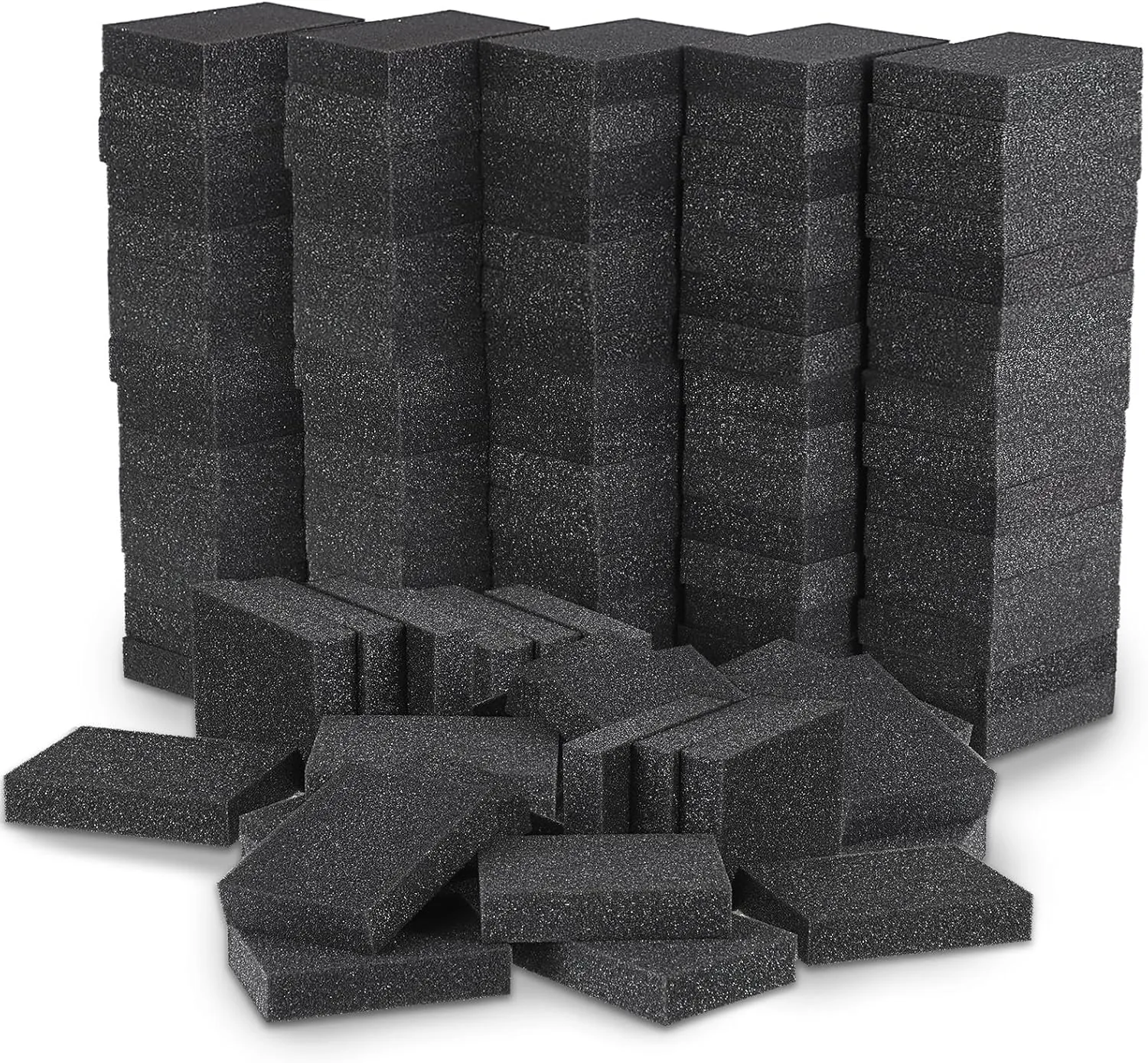 OwnMy 100PCS Sponge Card Dividers for Trading Card Storage Box, Foam Game Cards Divider Organizers, Shock-Absorbing Sponge Trading Cards Separators for Storage Boxes - Fill Extra Space
