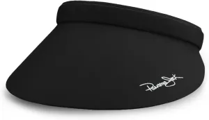 Panama Jack Women's Sun Visor - Packable Lightweight Microfiber, 4" Peak Brim Bill with Embroidered Logo