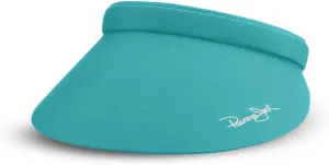 Panama Jack Women's Sun Visor - Packable Lightweight Microfiber, 4" Peak Brim Bill with Embroidered Logo