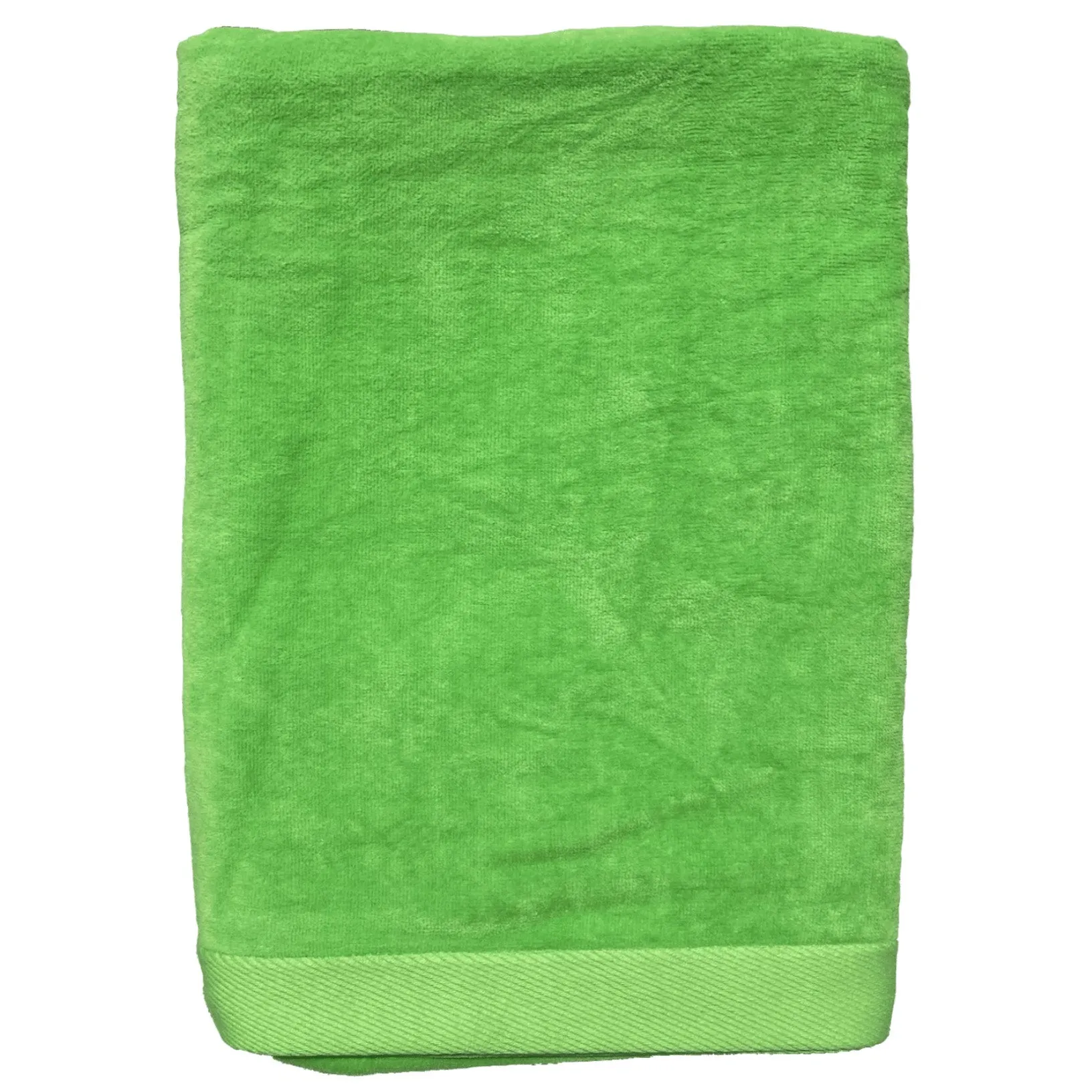 Personalized King Size Dobby Hem Velour Beach Towel Embroidered