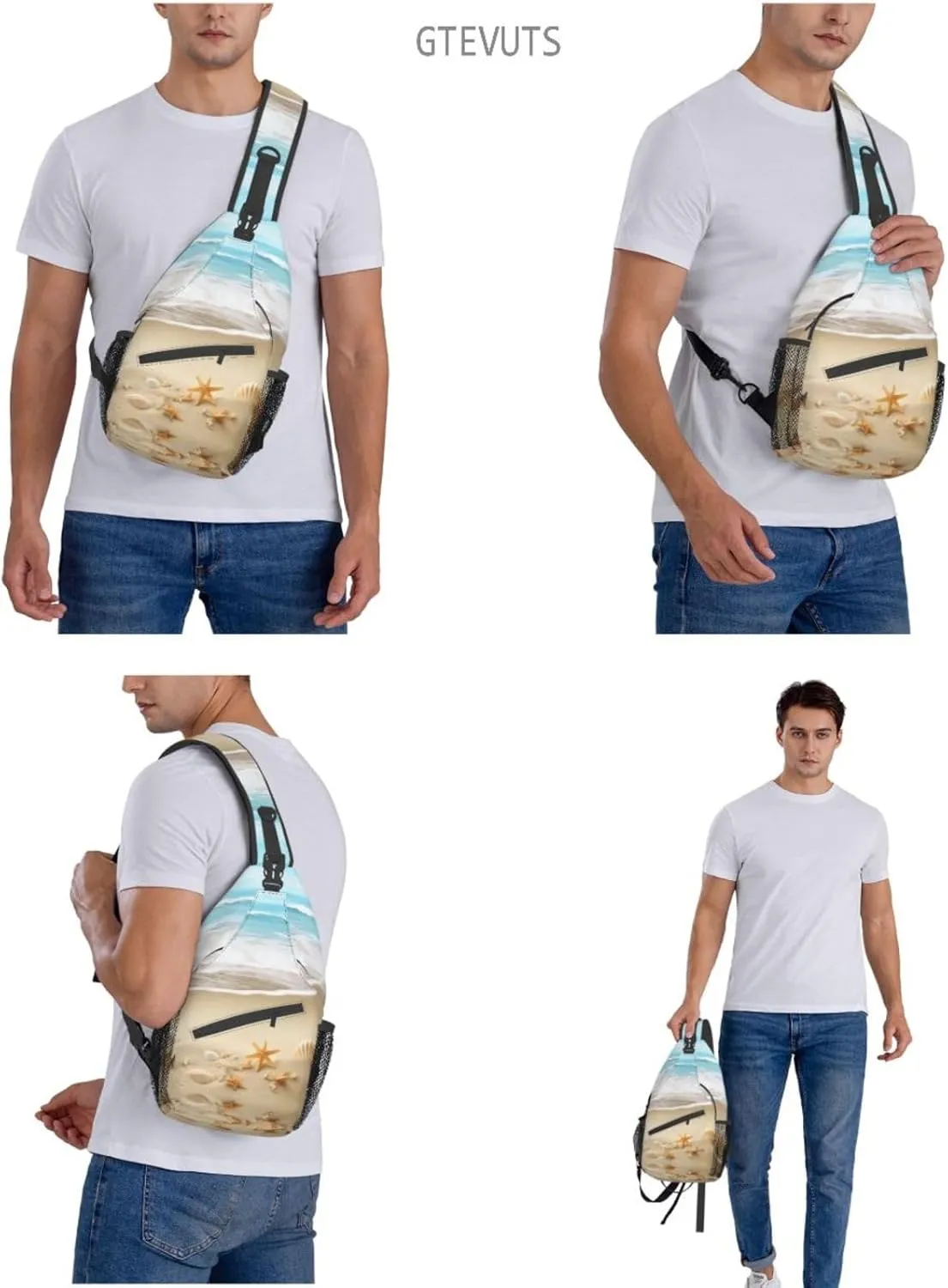 Pizza Cats Crossbody Bag for Women Men- Fashion Backpack Daypack Travel Shoulder Bags Outdoor