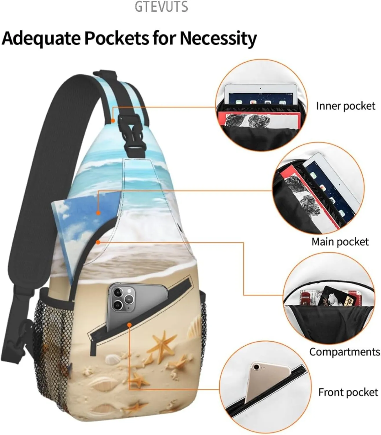 Pizza Cats Crossbody Bag for Women Men- Fashion Backpack Daypack Travel Shoulder Bags Outdoor