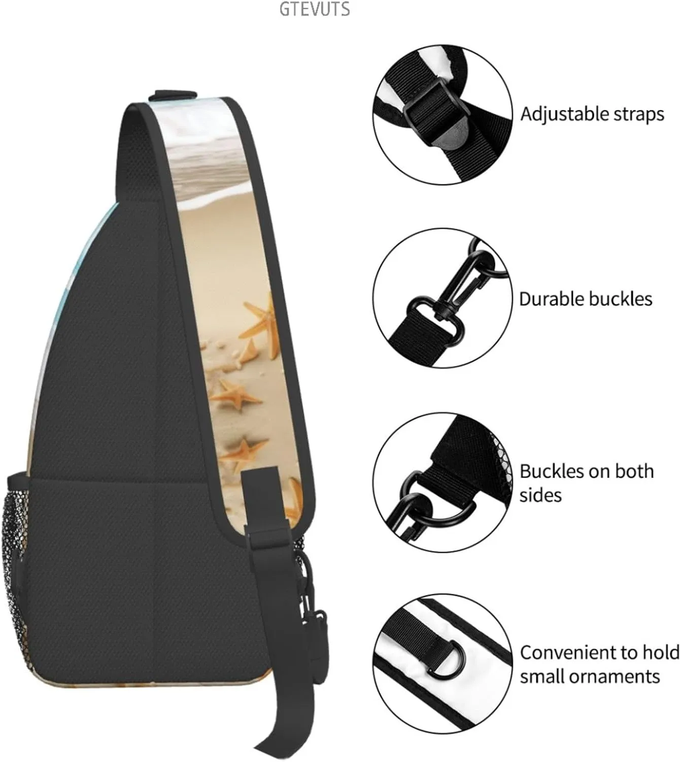 Pizza Cats Crossbody Bag for Women Men- Fashion Backpack Daypack Travel Shoulder Bags Outdoor