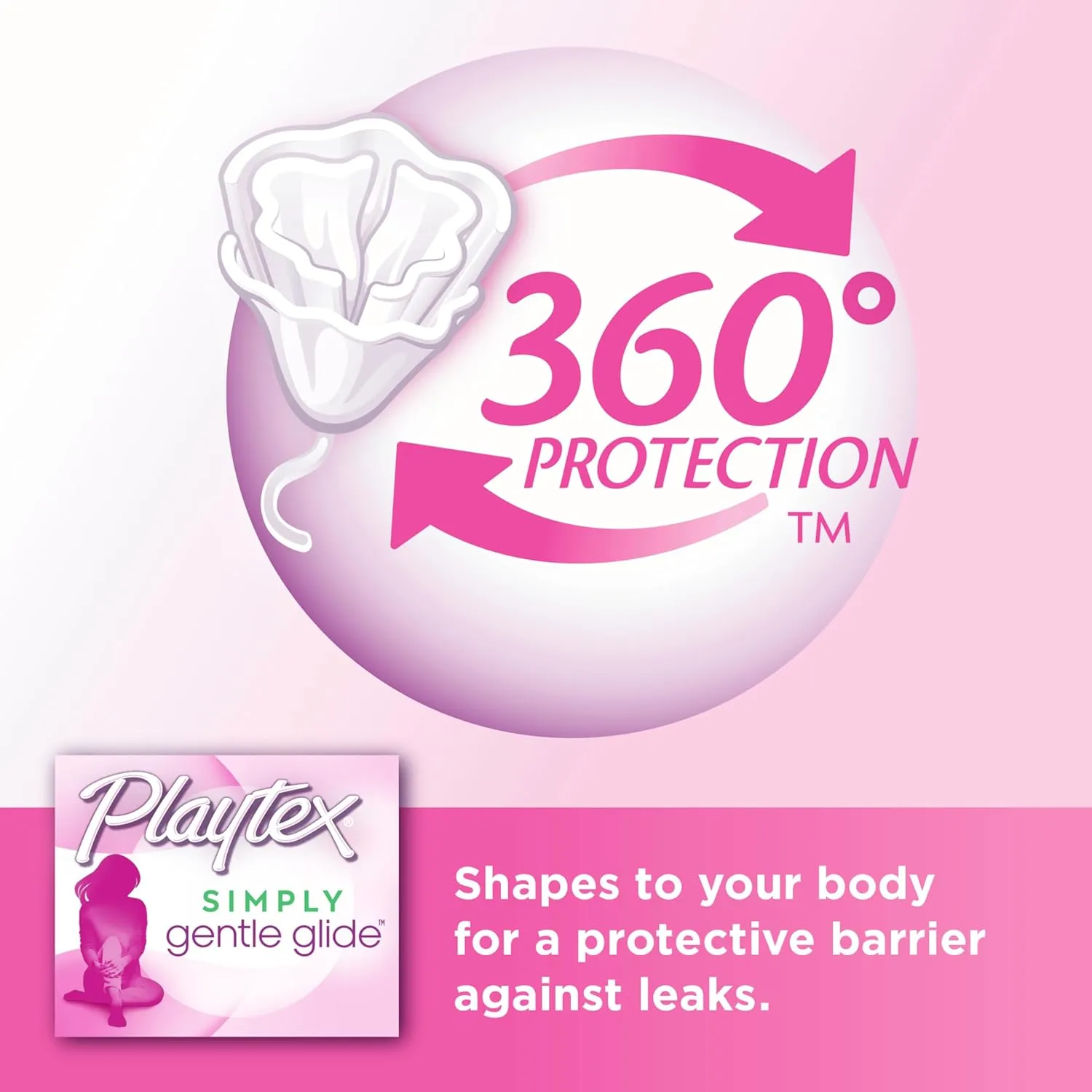 Playtex Simply Gentle Glide Unscented Tampons, Super Absorbency, 36 Count (Pack of 1) (Packaging May Vary)
