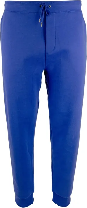 POLO RALPH LAUREN Men's Big & Tall Double Knit Drawstring Jogger Pant Blue XLT