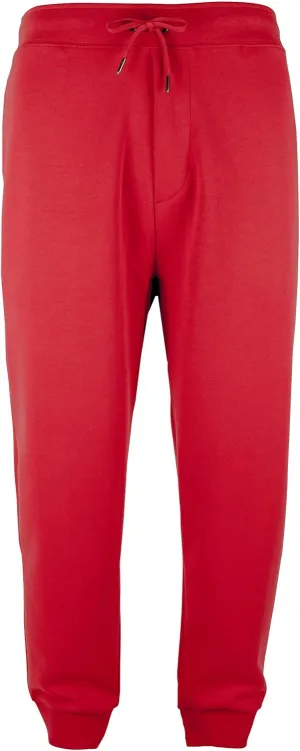 POLO RALPH LAUREN Men's Big & Tall Double Knit Drawstring Jogger Pant Red XLT