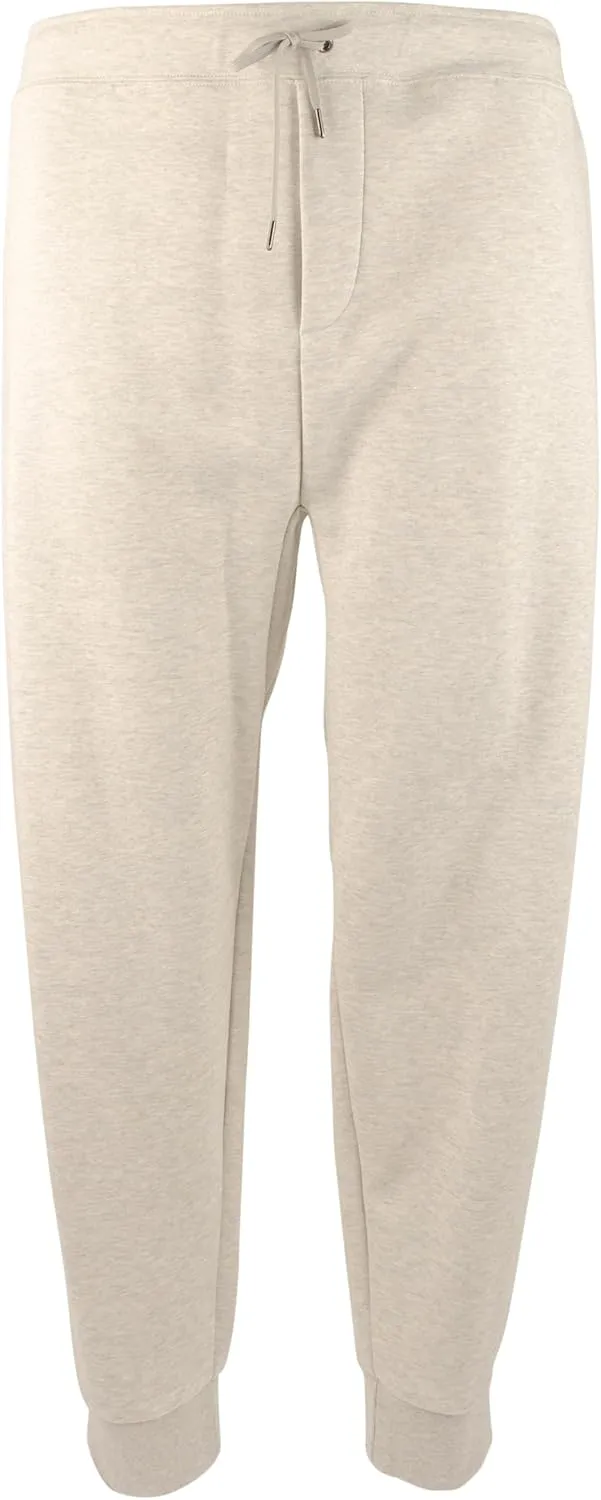 POLO RALPH LAUREN Men's Big & Tall Double Knit Jogger Pant GryH 4XLT Grey Heather