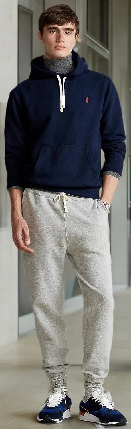 POLO RALPH LAUREN Mens Cabin Fleece Hoodied Sweatshirt