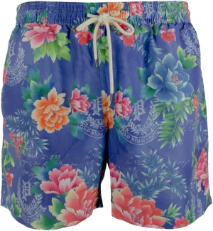 POLO RALPH LAUREN Men's Floral 5.75-Inch Traveler Classic Swim Trunk Large Multi