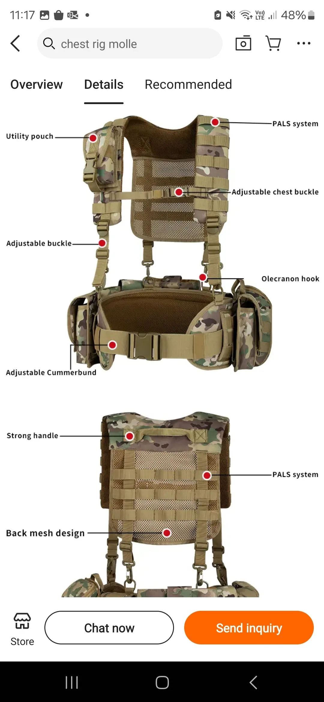 PrepPro Recon Tactical Chest Rig