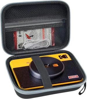 Print Camera Case for Kodak Mini Shot 3 Retro 4PASS Wireless Instant Camera & Photo Printer, Picture Printer Carrying Storage Bag Holder Fits for Kodak Mini 3 Retro (Box Only)