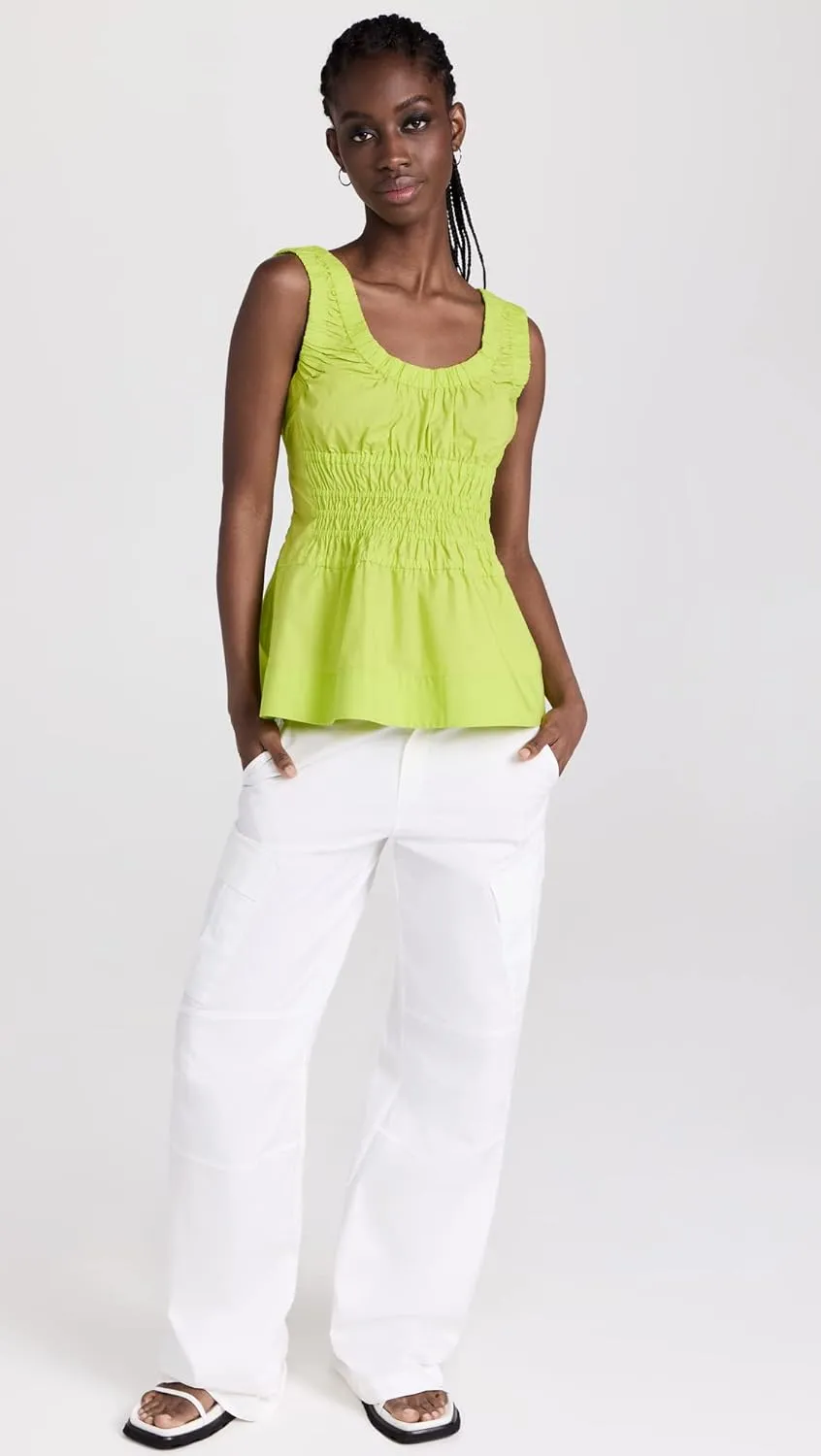 Proenza Schouler White Label Gathered Tank Top
