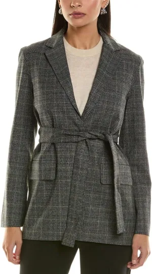 Proenza Schouler White Label Plaid Suiting Blazer