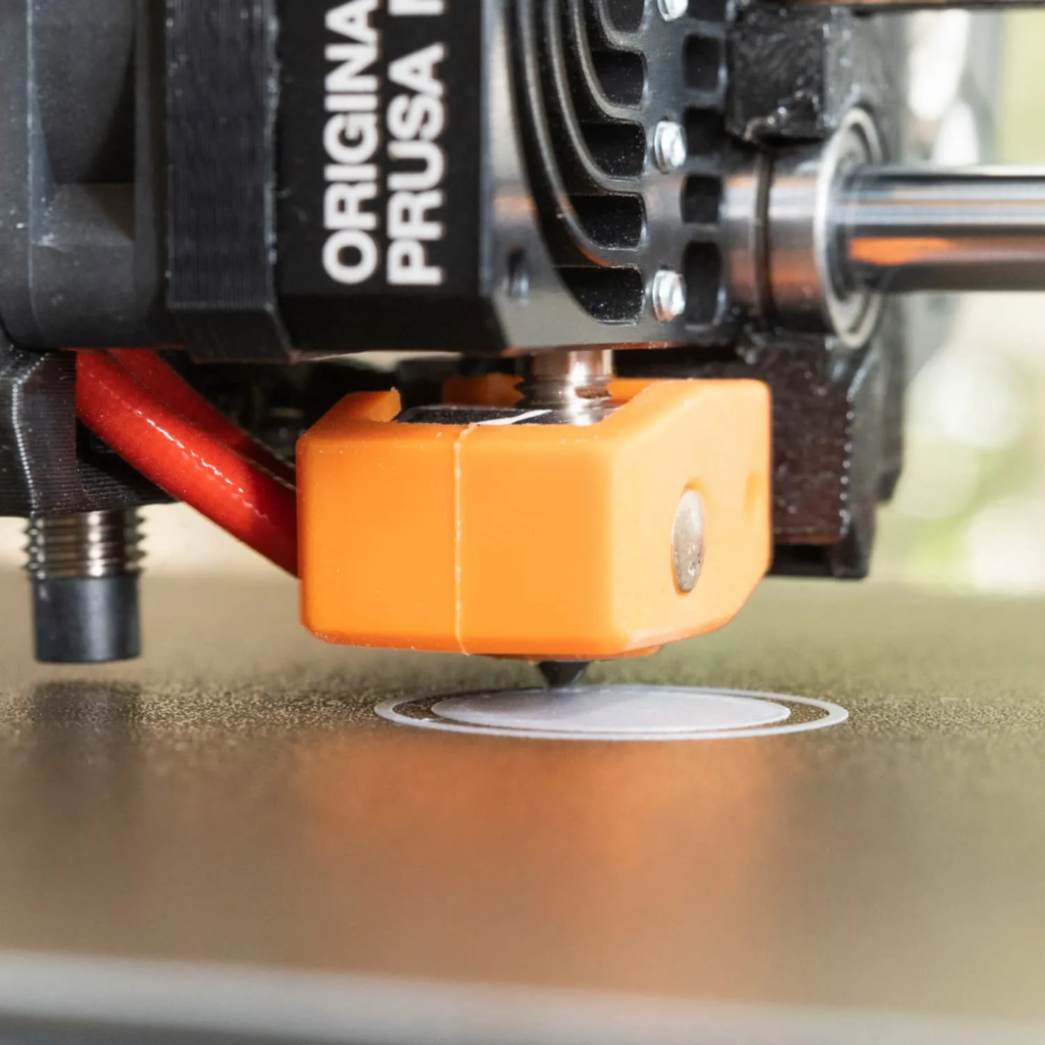 Prusa Mini Mini  Heat Block Orange Silicone Sock X by levendig | dsgn [3-Pack] - Insulate & Protect Your 3D Printer Hot End Nozzle | Custom Screw Holes | Prevent Damage