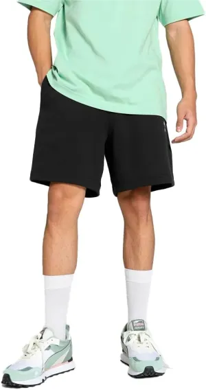 PUMA Mens Better Classics Relaxed 7 Inch Drawstring Shorts Casual Bottoms Casual Drawstring - Black - Size XXL