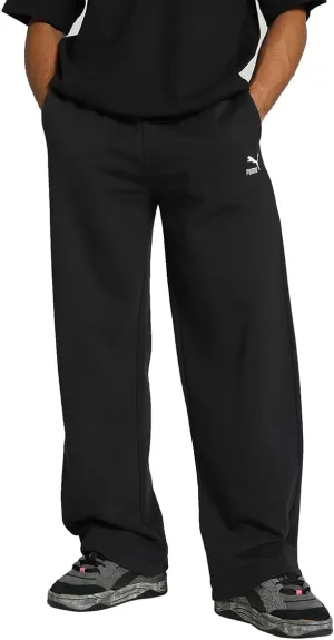 Puma Mens Better Classics Small Logo Relaxed Sweatpants Casual Drawstring - Black - Size XS