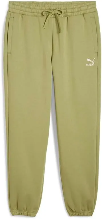 Puma Mens Classics Small Logo Sweatpants Drawstring - Green - Size L