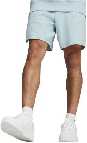 PUMA Mens Classics Waffle 7 Inch Shorts Casual Bottoms Casual Drawstring - Blue - Size XXL