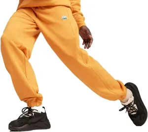 PUMA Mens T7 for The Fanbase Super Sweatpants Casual - Orange - Size M
