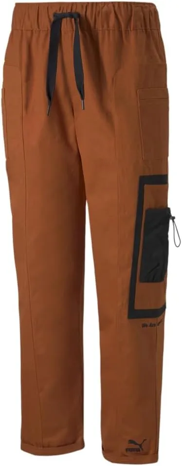 PUMA Mens We are Legends Pants Casual Drawstring - Brown - Size XL