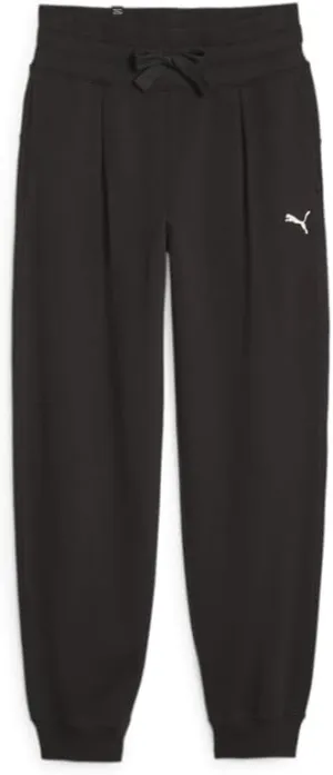 PUMA Womens Her High Waisted Drawstring Sweatpants Casual Drawstring - Black - Size XS