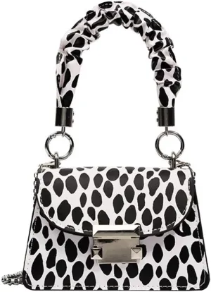 PURFANREE Women Cow Print Shoulder Bag Small Clutch Evening Purse Crossbody Handbag Satchel Bag Mini Purse