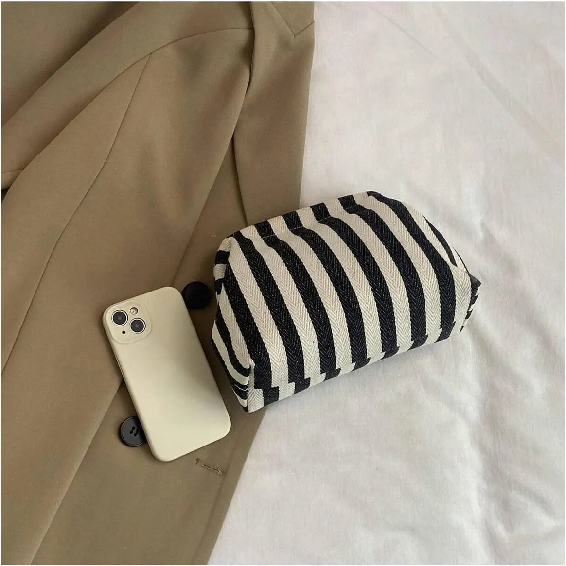 QWINEE Women's Crochet Purse Striped Woven Purse Colorblock Clutch Summer Beach Bags