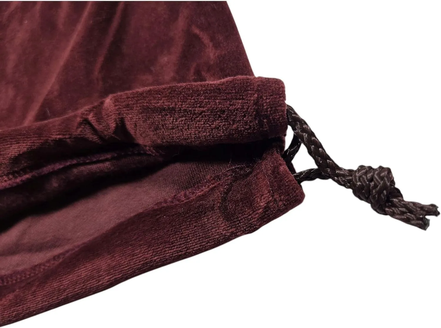 Rainbow Bridge Burgundy Velvet Cremains Bag – Medium (7” x 9”) – Designed for USE Inside The URN – Includes Resealable Plastic Bag for Secure Containment of Ashes