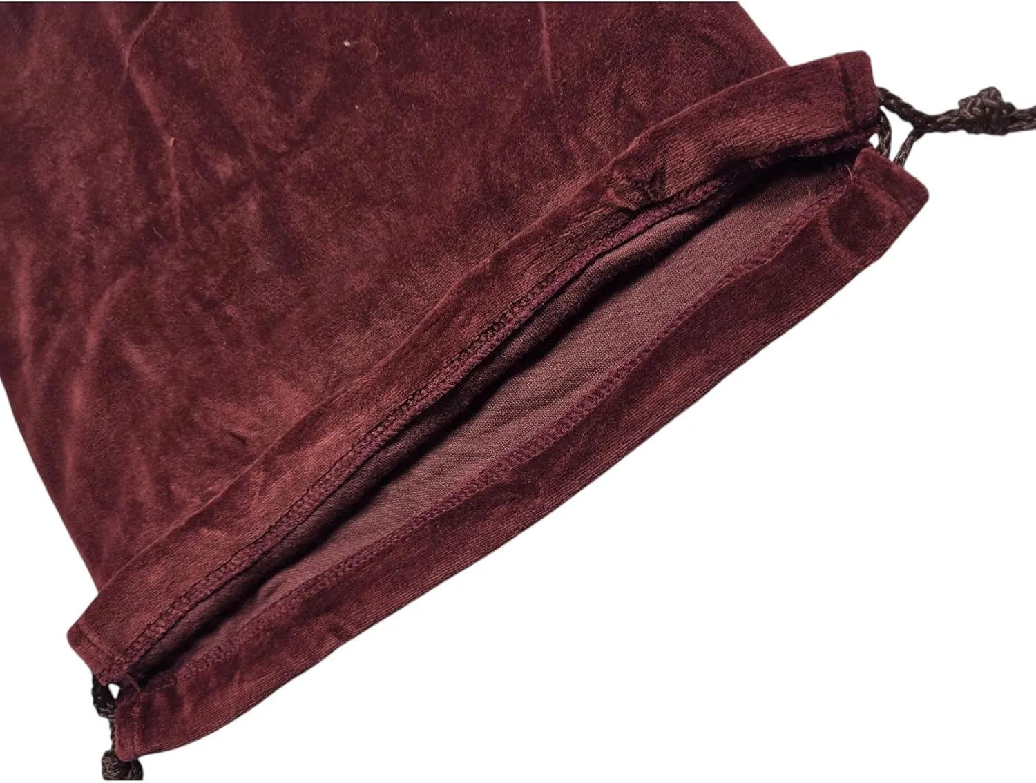 Rainbow Bridge Burgundy Velvet Cremains Bag – Medium (7” x 9”) – Designed for USE Inside The URN – Includes Resealable Plastic Bag for Secure Containment of Ashes
