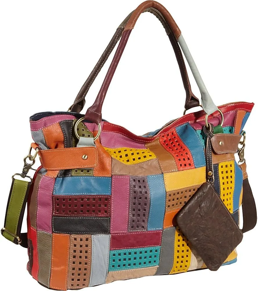 Rainbow Mazy Tote Bag (#1770-9)