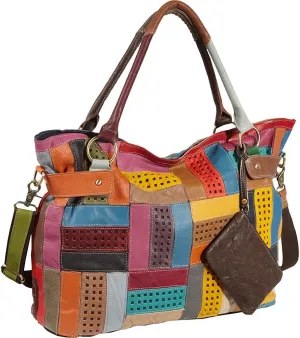Rainbow Mazy Tote Bag (#1770-9)