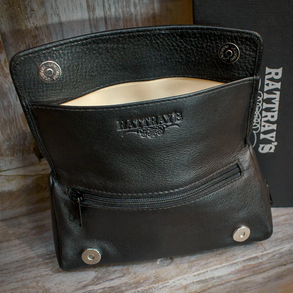 Rattray's Black Knight Leather Pipe Tobacco Pouch - Combo 1