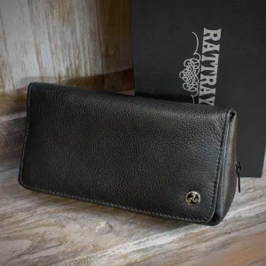 Rattray's Black Knight Leather Pipe Tobacco Pouch - Combo 1