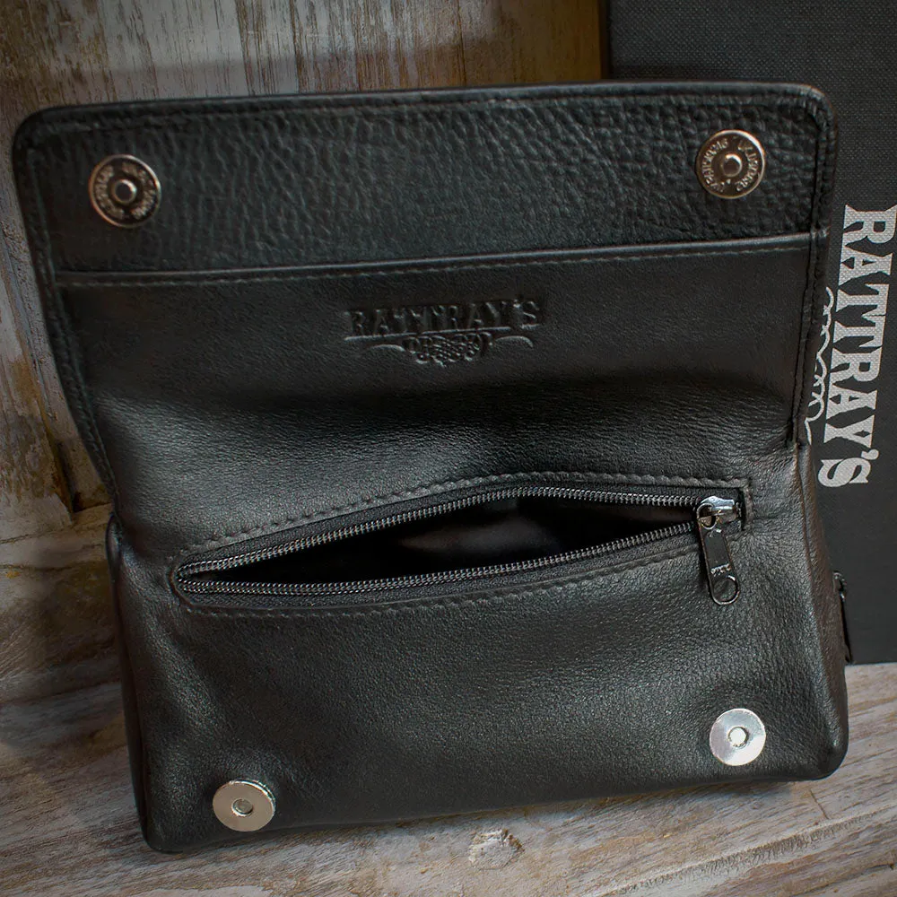Rattray's Black Knight Leather Pipe Tobacco Pouch - Combo 1