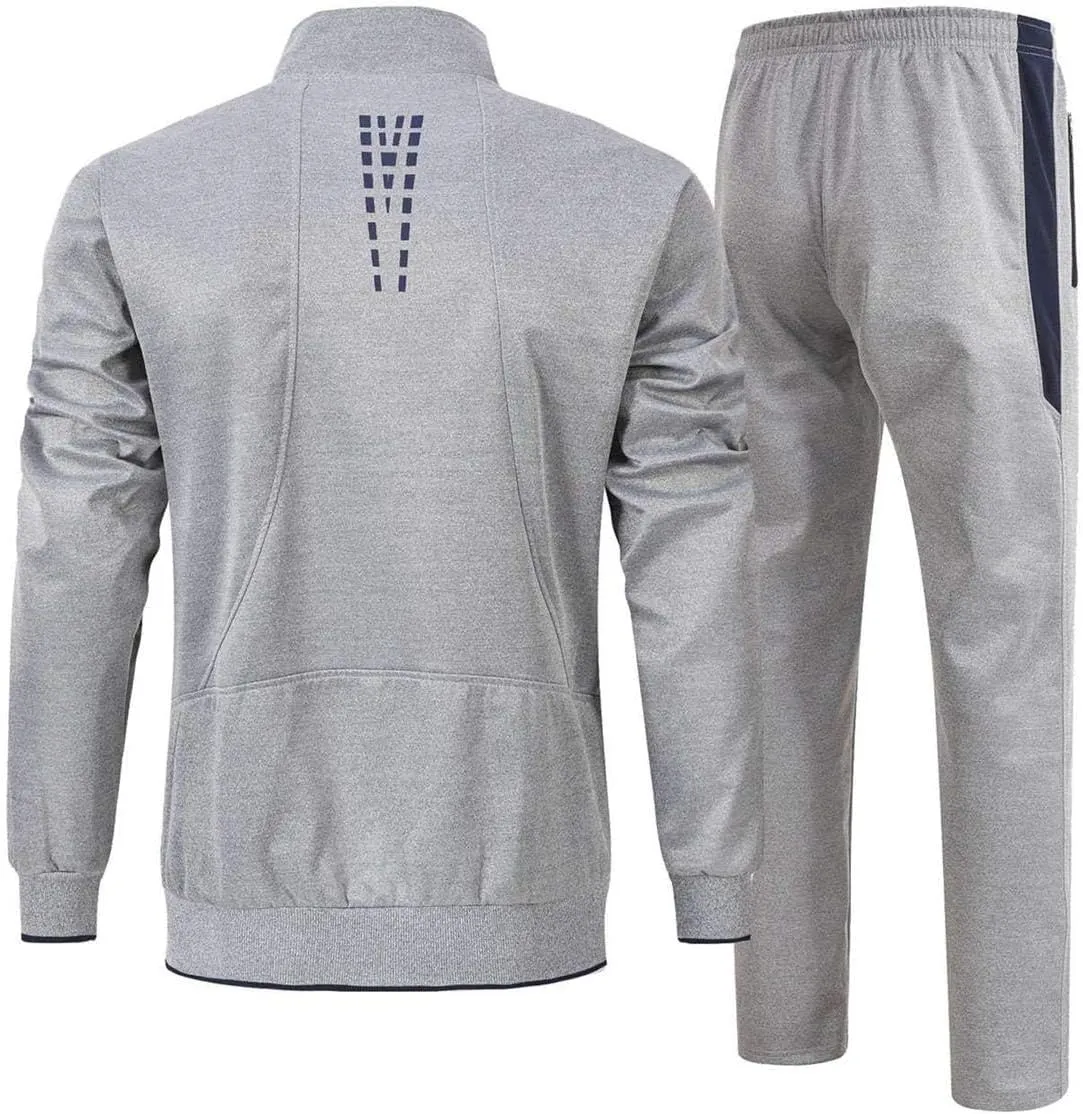 Rdruko Men's Tracksuit Sweatsuits 2 Piece Set Athletic Jogging Gym Activewear Sweat Track Suits Sets