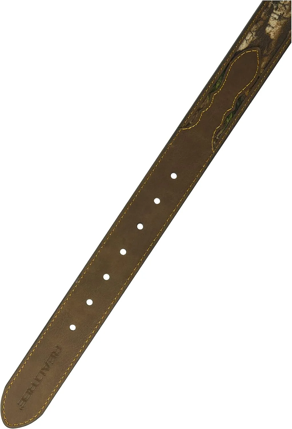 Realtree Men's Leather Comfort Casual Belt