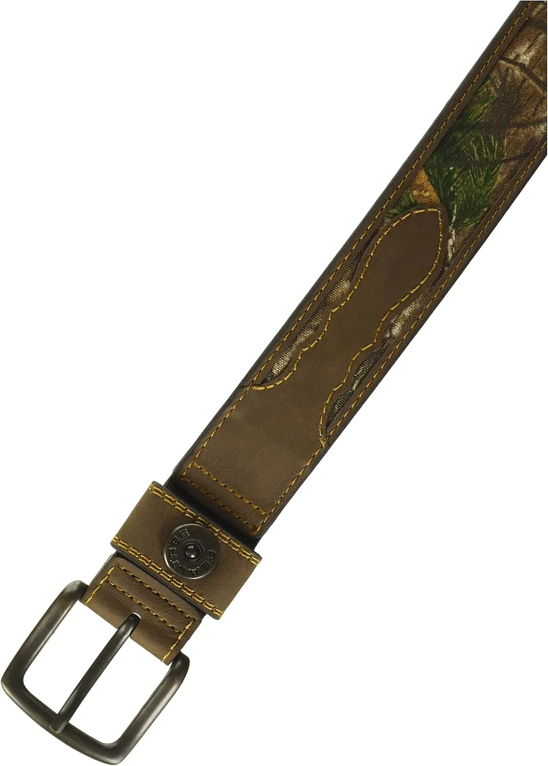 Realtree Men's Leather Comfort Casual Belt