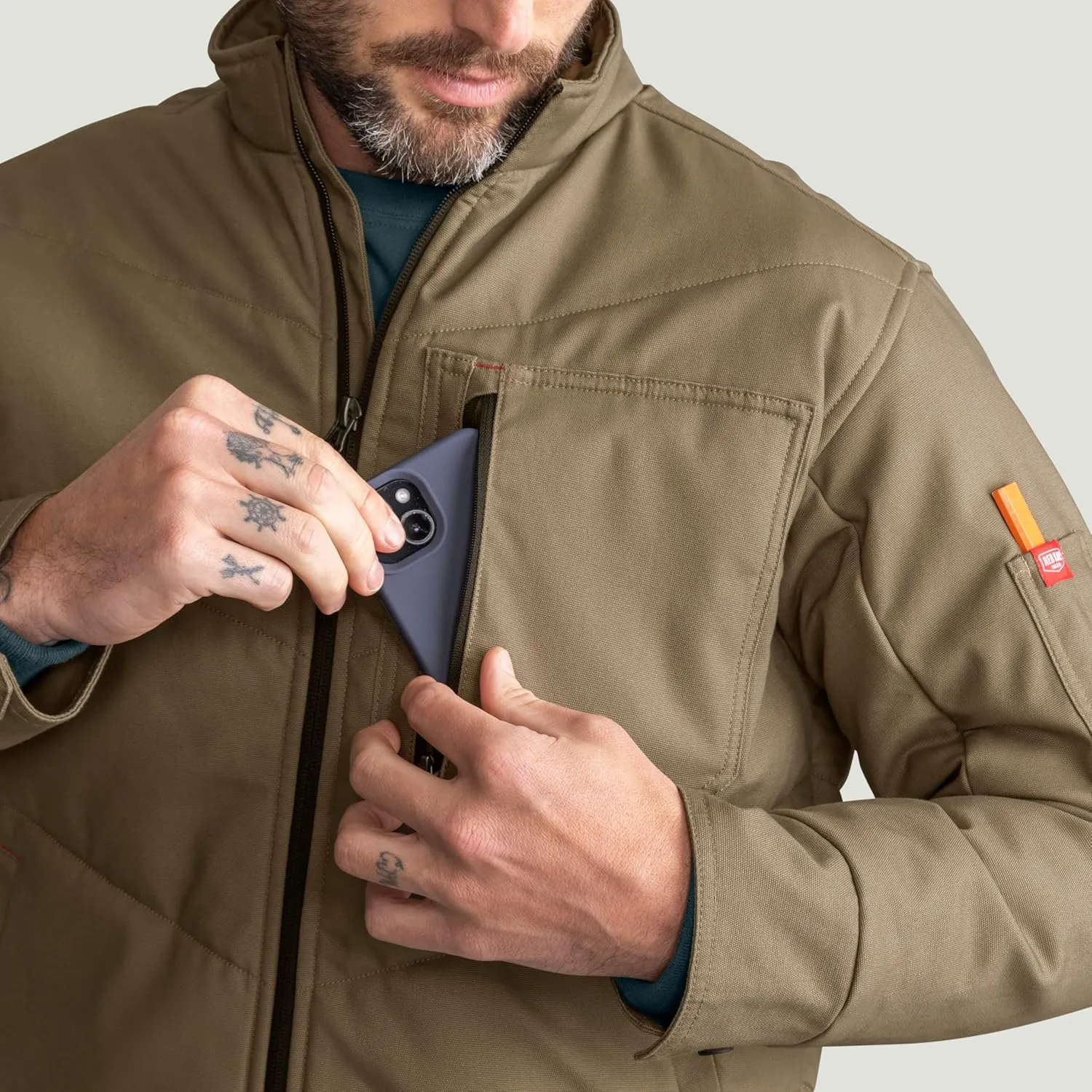 Red Kap Men's Insulated Quilted Work Jacket