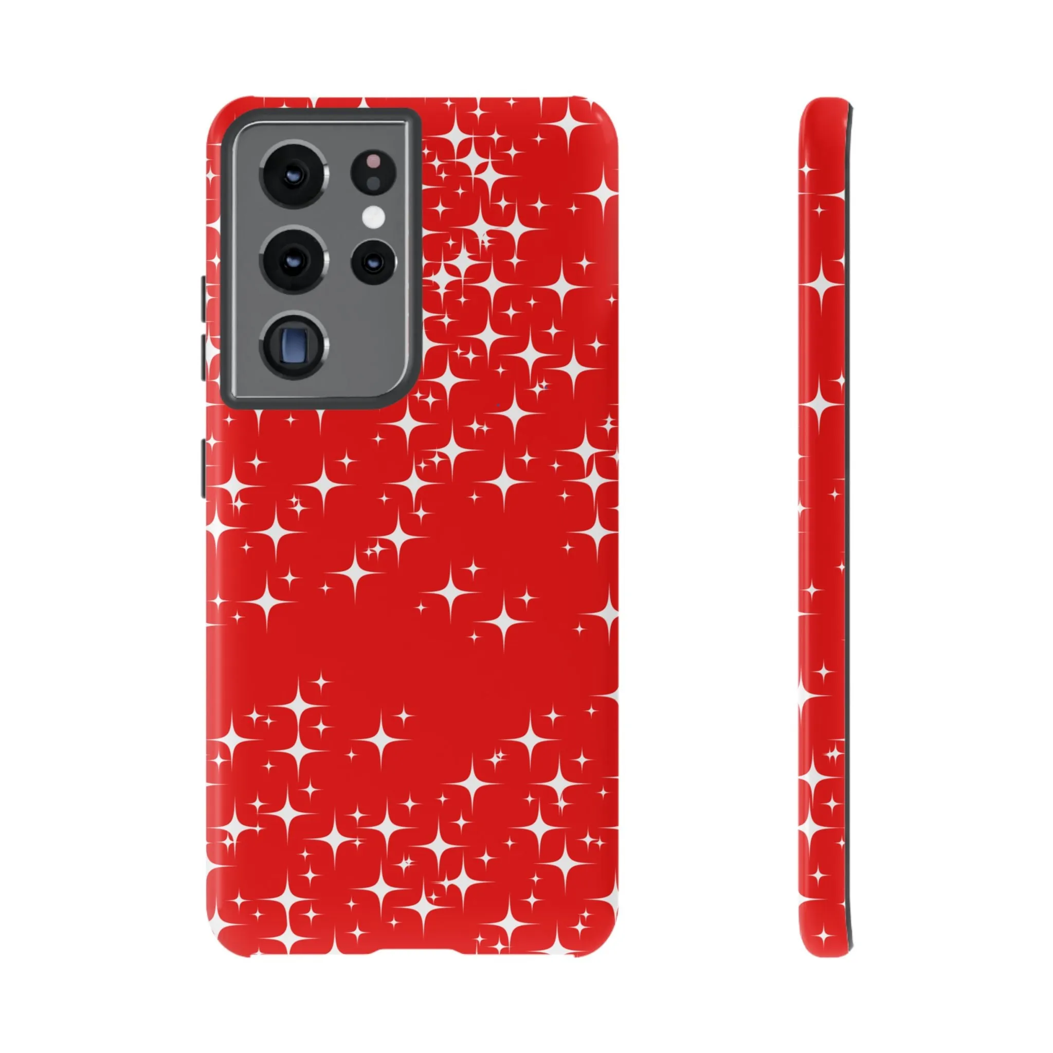 Red Sparkling Samsung Galaxy Phone Case - Stylish Protection for All Occasions, Gifts for friends, Gifts for love ones, Gifts for colleagues