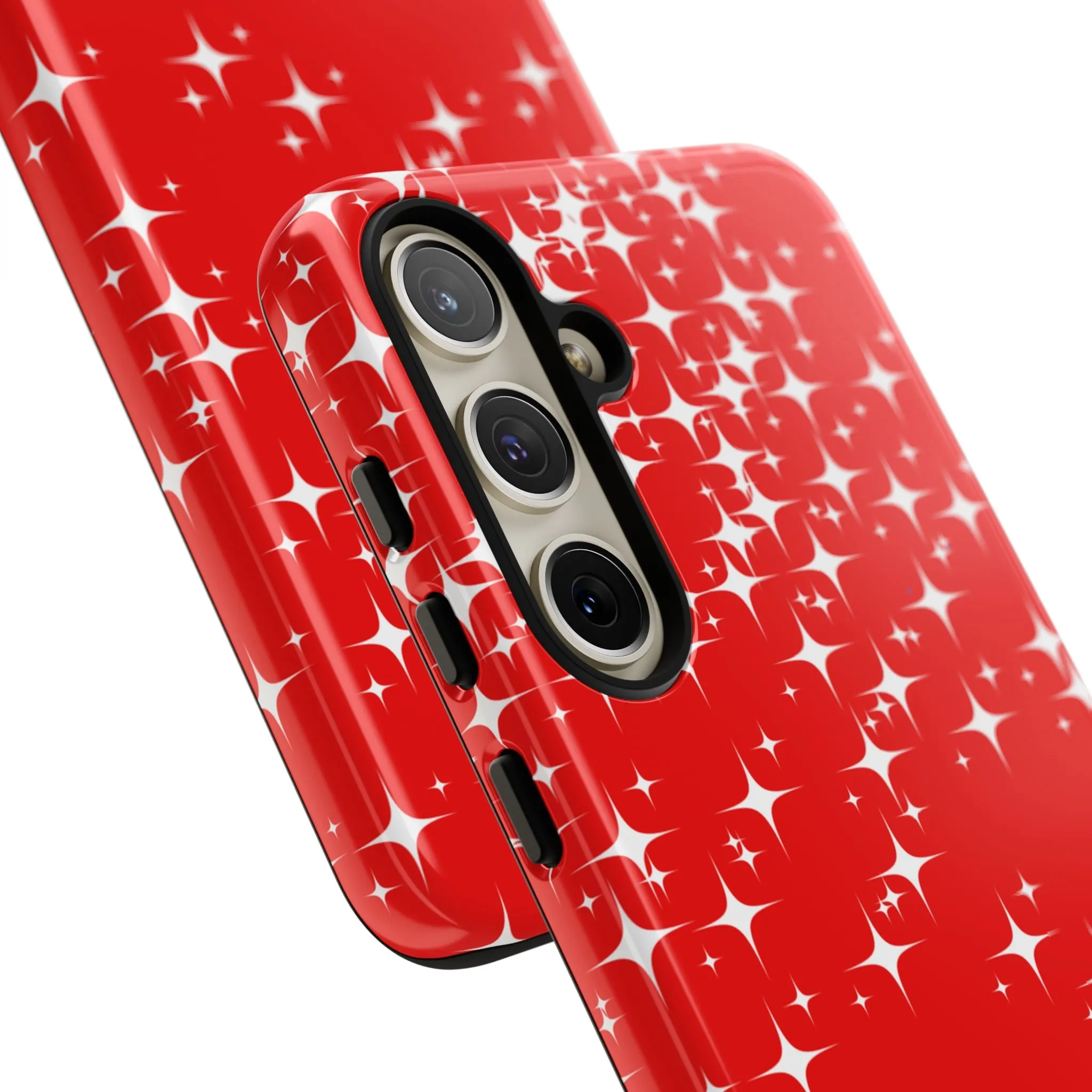 Red Sparkling Samsung Galaxy Phone Case - Stylish Protection for All Occasions, Gifts for friends, Gifts for love ones, Gifts for colleagues