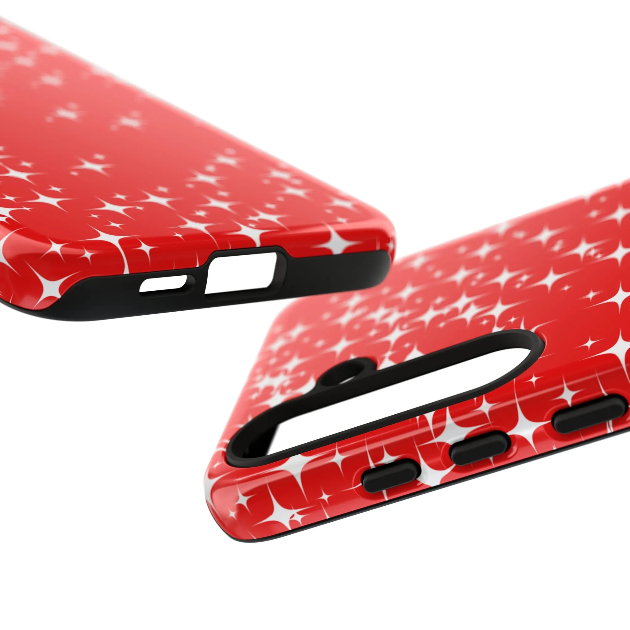 Red Sparkling Samsung Galaxy Phone Case - Stylish Protection for All Occasions, Gifts for friends, Gifts for love ones, Gifts for colleagues