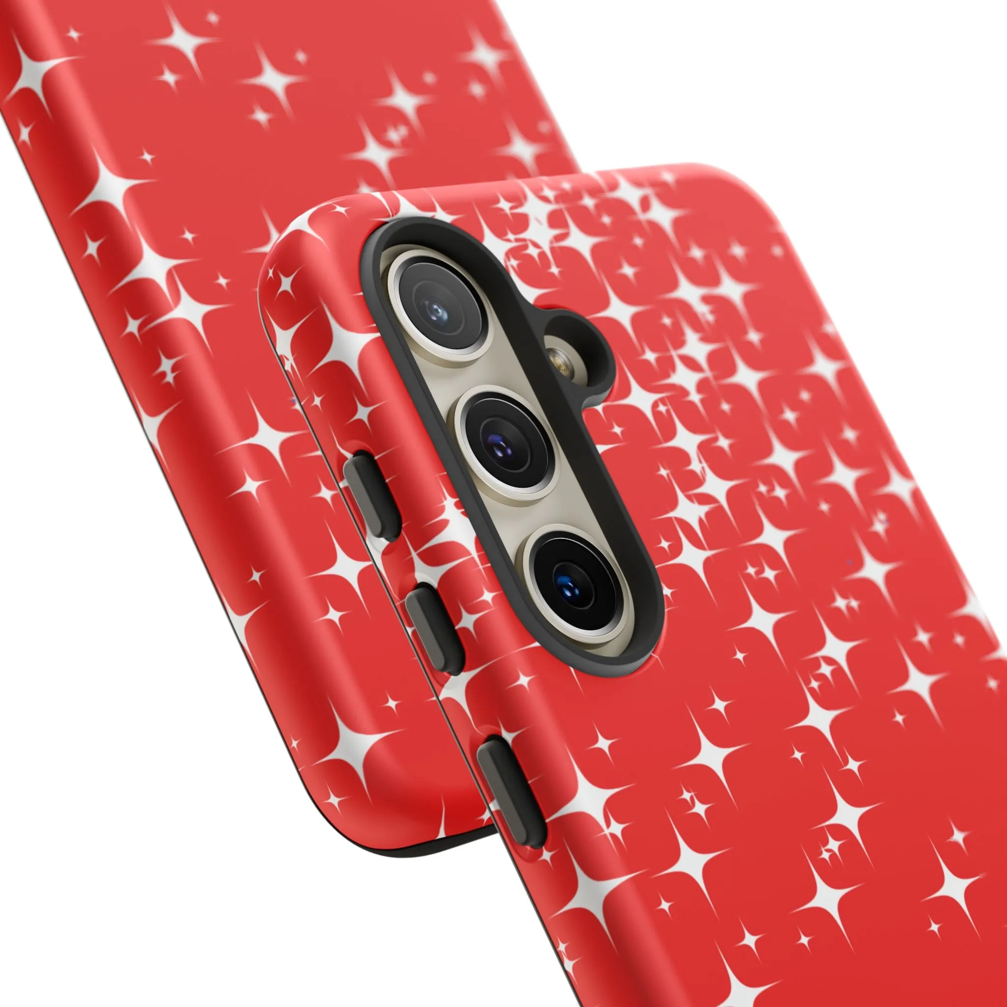 Red Sparkling Samsung Galaxy Phone Case - Stylish Protection for All Occasions, Gifts for friends, Gifts for love ones, Gifts for colleagues